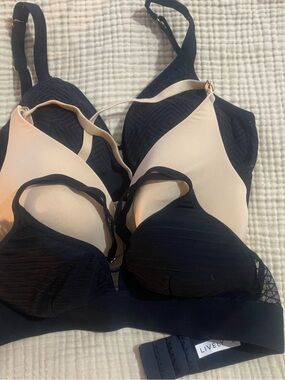 Lively Black and Nude Wireless Bra Bundle